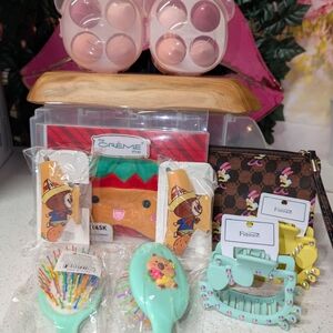 Colorful Hair Accessories and Cosmetic Set